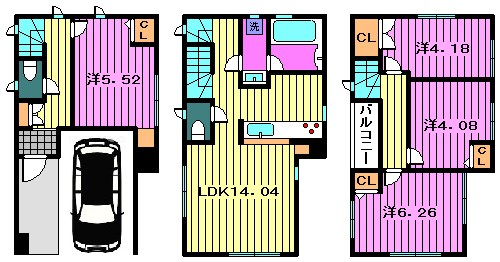 ヒロレジテラス 間取り