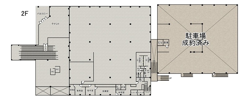 足立区入谷８（貸倉庫他）S124 間取り