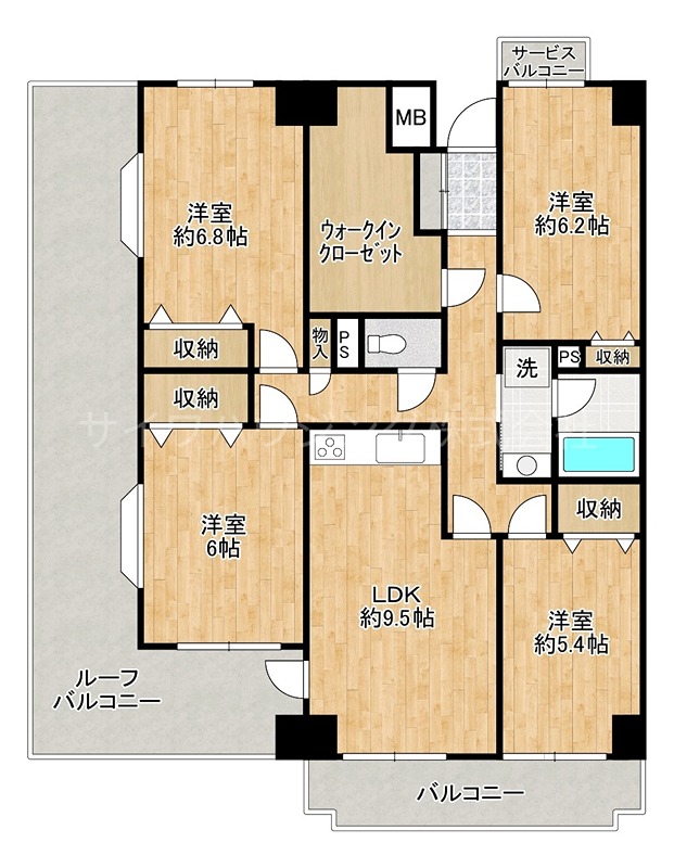 葵コーポ蕨Ⅲ 間取り