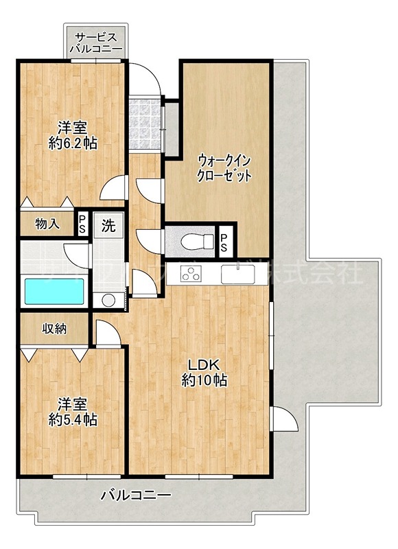 葵コーポ蕨Ⅲ 間取り