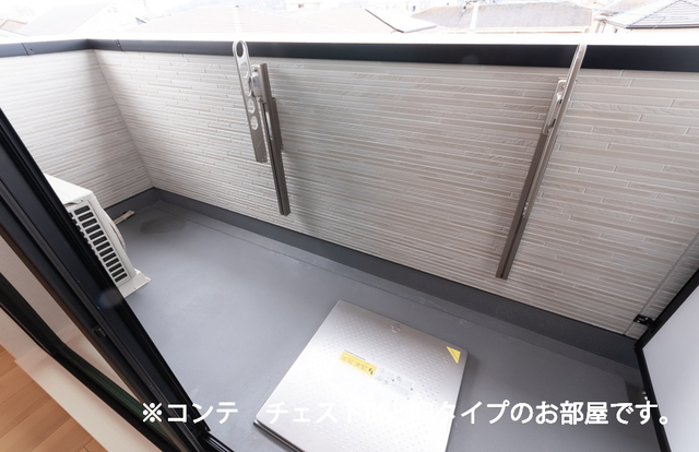 ヒカルサ川口芝西 ベランダ