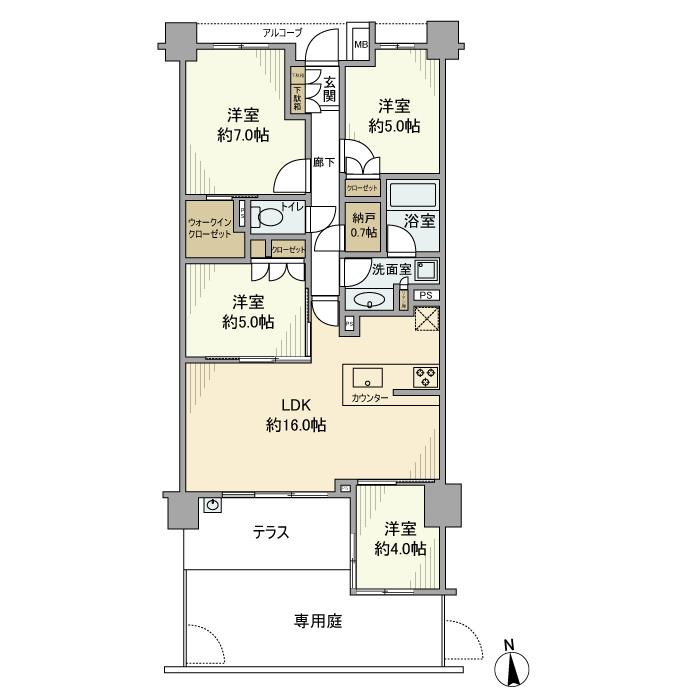 アーデル戸田アドヴァンススクエア 間取り