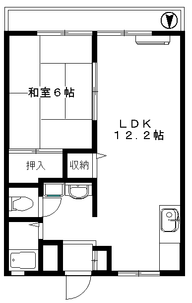 サンシティ塚越 間取り