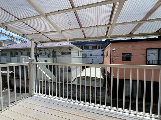 蕨市北町５丁目戸建て ベランダ