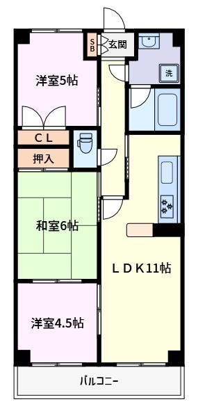 グリーンパーク西綾瀬 間取り