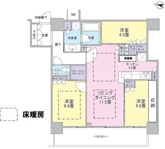 ブランズ川口幸町 間取り
