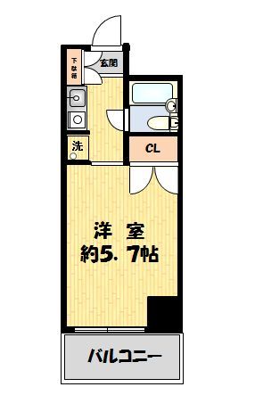コスモ亀有Ⅴ 間取り