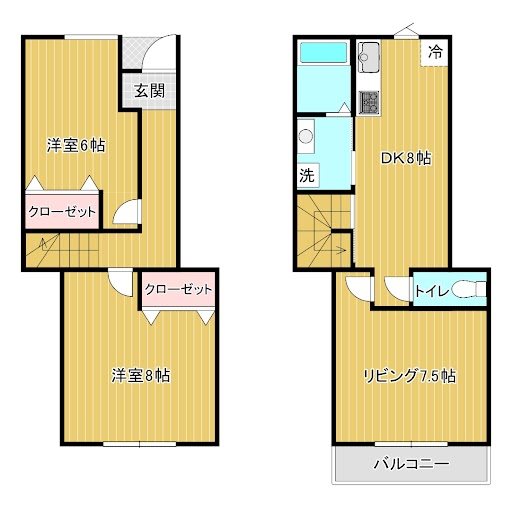 ユニヴェールA 間取り