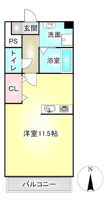 リベラルハイツ   間取り
