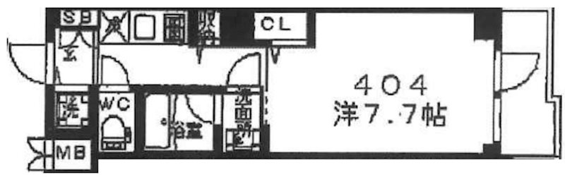 グラシア国分寺独身寮（グラシア国分寺） 間取り