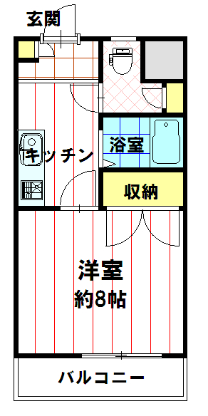ラフォーレ本郷館 間取り