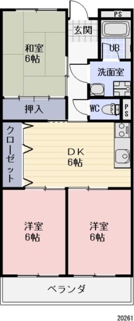 May三本柳  間取り