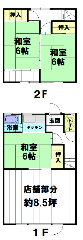 吉田二丁目貸店舗 間取り