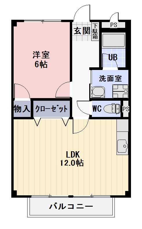 プランタン津崎 間取り