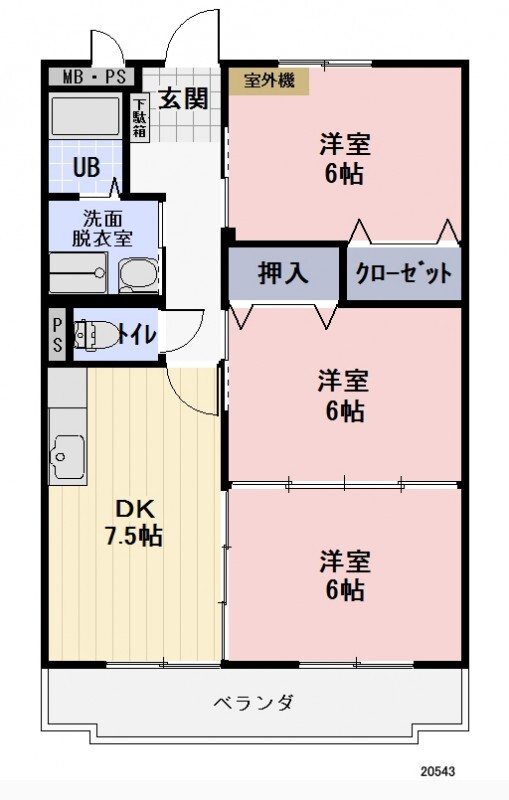 クリスタル萬月 間取り