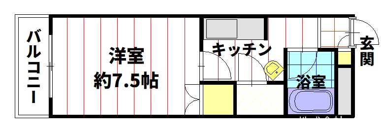 ラピッズセブンビル 間取り