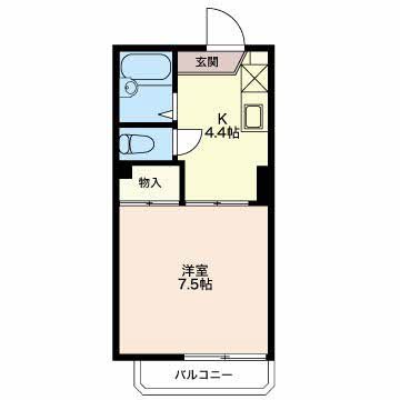 ベルメゾン安茂里 間取り