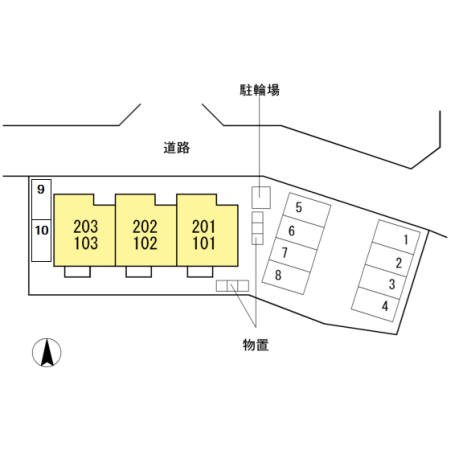 ソーラーハイツ 駐車場