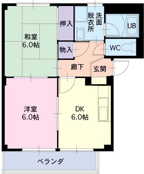 グリーンライフA 間取り