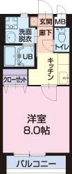ラフィーネレゾンB棟 間取り