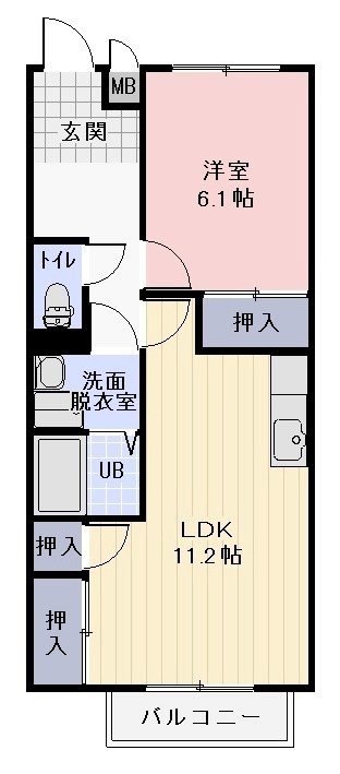グランデール多田 間取り