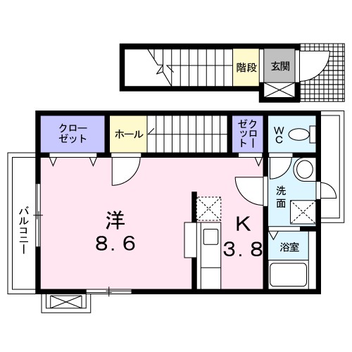 プリマベーラ　Ｂ 間取り