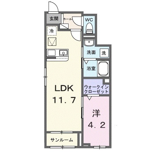 サヅテール　青木島 間取り