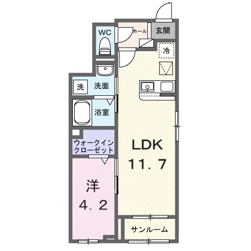 サヅテール　青木島 間取り