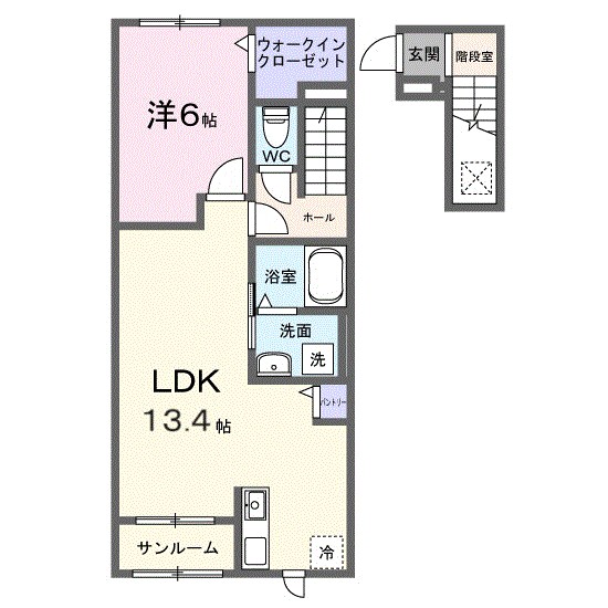 サヅテール　青木島 間取り