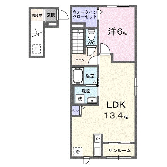サヅテール　青木島 間取り