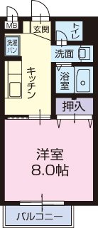 サプリング上山田B 間取り