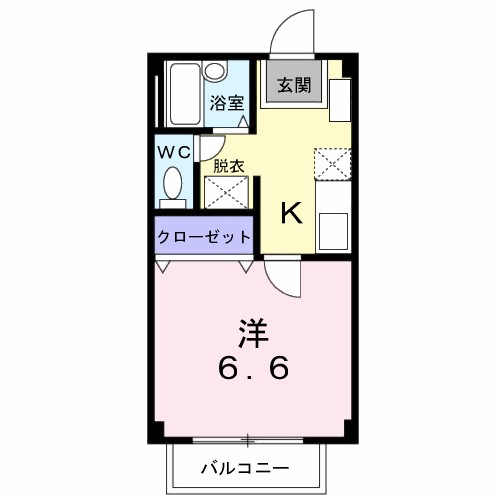 コーポラスさつき 間取り