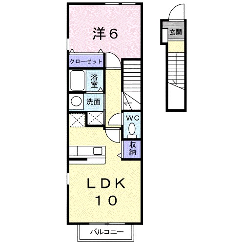 Ｓ．Ｒ－Ｅ・３　Ａ 間取り