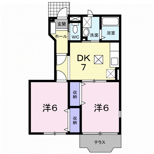 フォレスタ　Ｂ 間取り