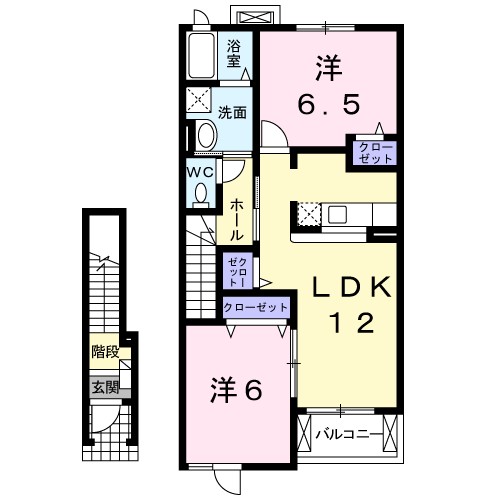 フラン　Ａ 間取り