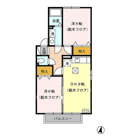 アドバンス21  間取り