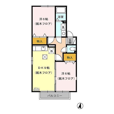アドバンス21  間取り