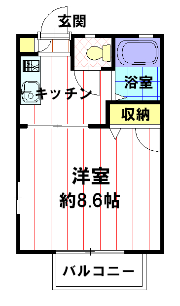 ウエストコート　N棟 間取り