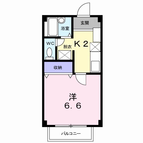 コーポラスさつき 間取り