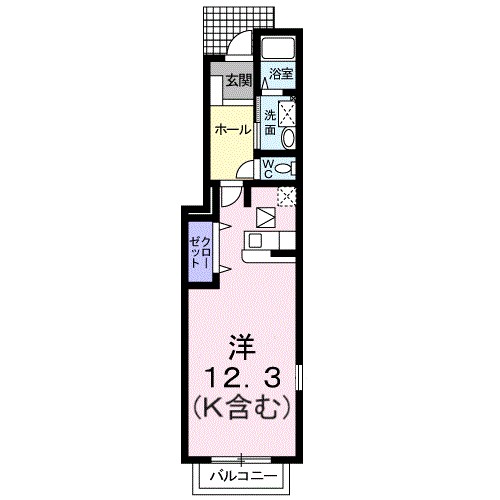 ウィスティリア　Ⅱ 間取り