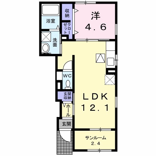 ミント　ブリーゼ　Ⅱ 間取り