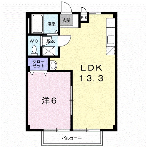 メゾン栄　Ａ 間取り