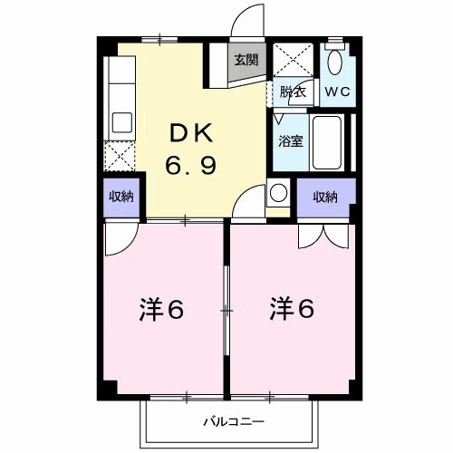 コーポラス花立 間取り
