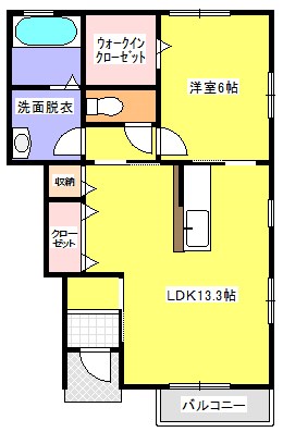 ルチア鬼柳Ａ 間取り
