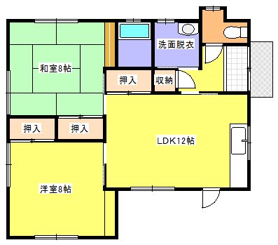 小原住宅　B 間取り