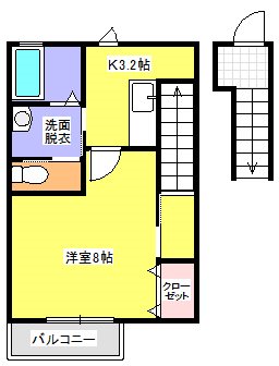 岩手県北上市川岸２丁目 間取り