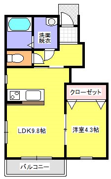 岩手県北上市大堤北１丁目 間取り