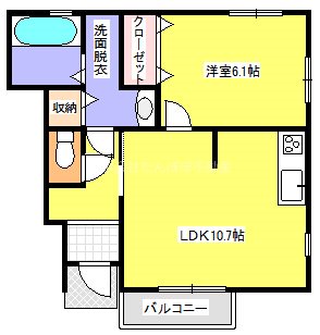 エクリュ鍛冶町 間取り