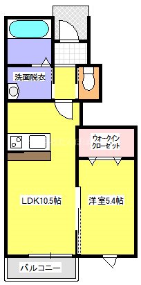 ミルト107　B 間取り