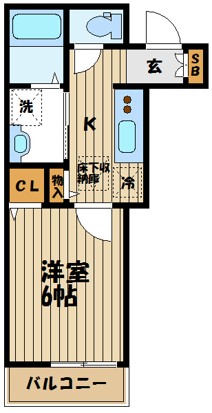 D-room KANON 間取り図